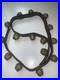 Antique Brass Sleigh Bells Horse Harness Leather 15 Carriage Bells Christmas 40