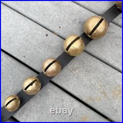Antique Brass Sleigh Bells Horse Harness With 15 Graduated Bells, # 1 -#15