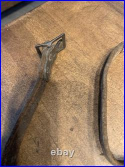 Antique Brass Sleigh Bells Leather Horse -36 Bells Farm