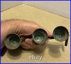 Antique Brass Sleigh Hames Bells Horse Carriage Belly Tongue withExternal Clappers