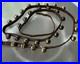 Antique Brass Sleigh bells On 90 Leather Strap