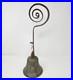 Antique Brass Spring Door Bell Country Store Shop Keeper Hanging