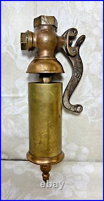 Antique Brass Steam Whistle 10 No Maker Markings