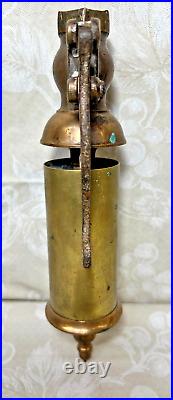 Antique Brass Steam Whistle 10 No Maker Markings