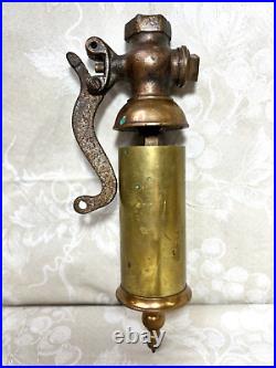 Antique Brass Steam Whistle 10 No Maker Markings