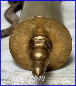 Antique Brass Steam Whistle 10 No Maker Markings