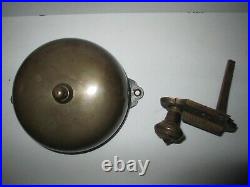 Antique Brass Victorian Strike Doorbell Ringer & Lever Pat. 1872 B2