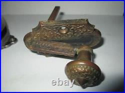 Antique Brass Victorian Strike Doorbell Ringer & Lever Pat. 1872 B2