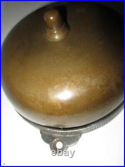 Antique Brass Victorian Strike Doorbell Ringer & Lever Pat. 1872 B2