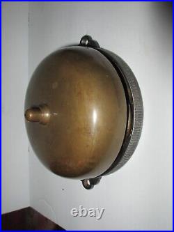 Antique Brass Victorian Strike Doorbell Ringer & Lever Pat. 1872 B2