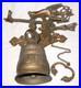 Antique Brass Wall Mount Bell Monastery Brass with Latin VOCEM MEAM A OVIME TANGIT