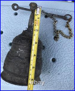 Antique Brass Wall Mount Catholic Church Bell VOCEM MEAM AUDIT OUI ME TANGIT