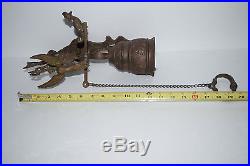 Antique Brass Wall Mount Catholic Church Bell VOCEM MEAM AUDIT OUI ME TANGIT