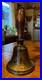 Antique Brass Wooden Handled One-of-a-Kind Teacher Art School Bell