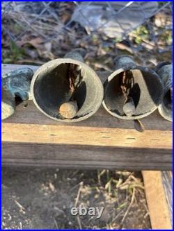 Antique Bronze Bell Collection 9-Piece Barn Find Relic Set