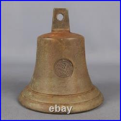 Antique Bronze Bell Dated 1834 Rare Original From The 19th Century