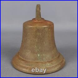 Antique Bronze Bell Dated 1834 Rare Original From The 19th Century