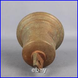Antique Bronze Bell Dated 1834 Rare Original From The 19th Century
