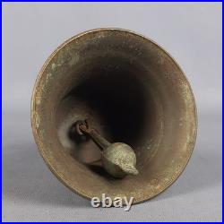 Antique Bronze Bell Dated 1834 Rare Original From The 19th Century