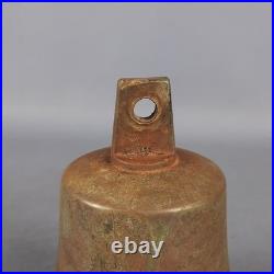 Antique Bronze Bell Dated 1834 Rare Original From The 19th Century