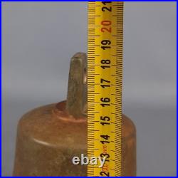 Antique Bronze Bell Dated 1834 Rare Original From The 19th Century