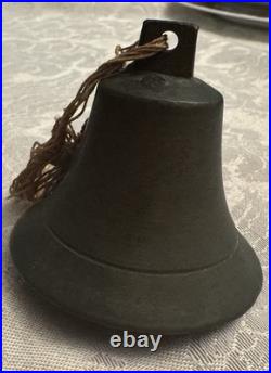 Antique Bronze Bell Late 19th To Early 20th Century Most Likely Japan