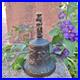 Antique Bronze Bell With Historical Reliefs and Figure 19th Century