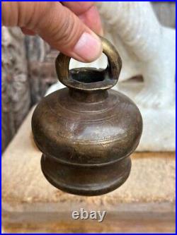 Antique Bronze Hand Forged Beautiful Shape Meditation Tibetan Healing Bell 1800s