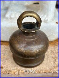 Antique Bronze Hand Forged Beautiful Shape Meditation Tibetan Healing Bell 1800s