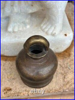 Antique Bronze Hand Forged Beautiful Shape Meditation Tibetan Healing Bell 1800s