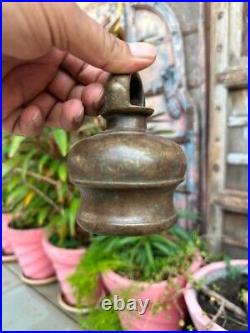 Antique Bronze Hand Forged Beautiful Shape Meditation Tibetan Healing Bell 1800s