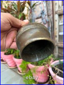 Antique Bronze Hand Forged Beautiful Shape Meditation Tibetan Healing Bell 1800s