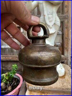 Antique Bronze Hand Forged Beautiful Shape Meditation Tibetan Healing Bell 1800s