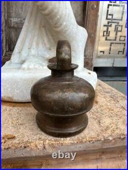 Antique Bronze Hand Forged Beautiful Shape Meditation Tibetan Healing Bell 1800s