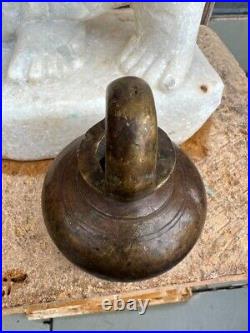 Antique Bronze Hand Forged Beautiful Shape Meditation Tibetan Healing Bell 1800s
