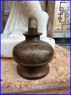 Antique Bronze Hand Forged Beautiful Shape Meditation Tibetan Healing Bell 1800s