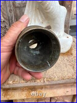Antique Bronze Hand Forged Beautiful Shape Meditation Tibetan Healing Bell 1800s