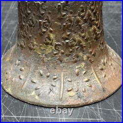 Antique Bronze Or Copper Spanish Mission Bell From 1818 8 3/8 Tall 5 5/8 D