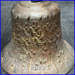 Antique Bronze Or Copper Spanish Mission Bell From 1818 8 3/8 Tall 5 5/8 D