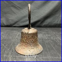 Antique Bronze Or Copper Spanish Mission Bell From 1818 8 3/8 Tall 5 5/8 D