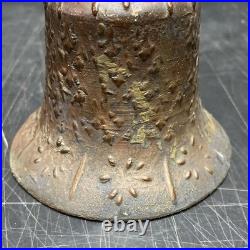 Antique Bronze Or Copper Spanish Mission Bell From 1818 8 3/8 Tall 5 5/8 D