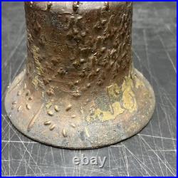 Antique Bronze Or Copper Spanish Mission Bell From 1818 8 3/8 Tall 5 5/8 D