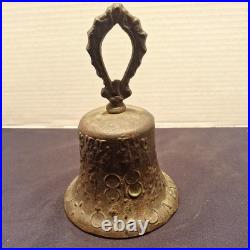 Antique Bronze Spanish Colonial Mission Bell Church Bell 1818 Mexico