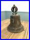Antique Bronze Spanish Mexico Brass Mission Heavy Church Single Bell 7