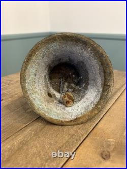 Antique Bronze Spanish Mexico Brass Mission Heavy Church Single Bell 7