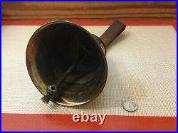 Antique Burma (RWF) Royal Welsh Fusiliers Brass Bell WithLeather Strap