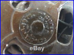 Antique Cast Iron Brass COMPLETE Door Bell Old Vintage Knob Eastlake 235-17J