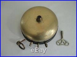 Antique Cast Iron & Brass Fire Alarm Bell in Working Condition Gamewell