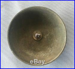 Antique Cast Iron Brass Turn Handle Door Bell Old Corbins Victorian Vtg 28-19J
