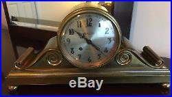 Antique Chelsea Tambour #3 Ships Bell Clock All Original Brass/Bronze Ca. 1921